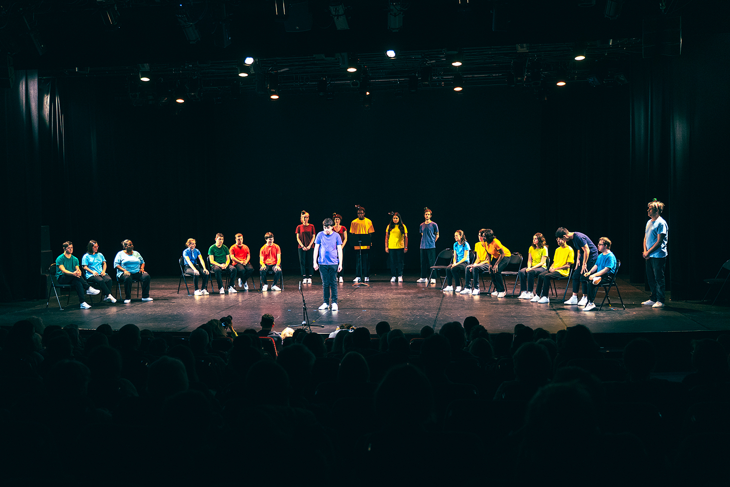 Les Renversés sur scène