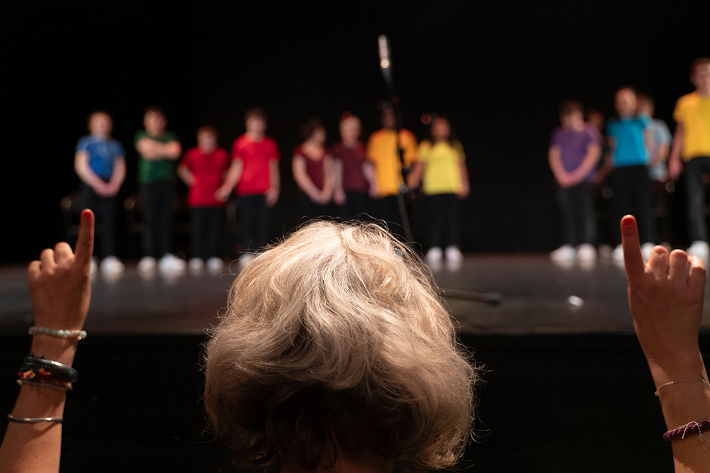 Les Renversés sur scène